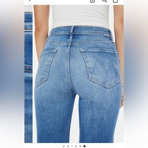 MOTHER NWT straight leg Jeans in Bitchin